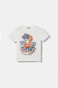 United Colors of Benetton t-shirt dziecięcy bawełniany biały 3I1XC10SJ
