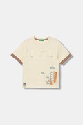 United Colors of Benetton tričko detské bavlnené béžové 3I1XG10LZ