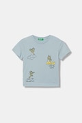 United Colors of Benetton T-shirt Παιδικό βαμβακερό μπλε 3I1XG10MA