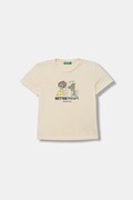 United Colors of Benetton T-shirt per bambini in cotone beige 3I1XG10MA