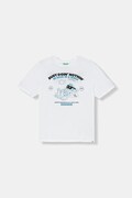 United Colors of Benetton t-shirt παιδικό βαμβακερό λευκό 3I1XC10TK
