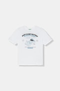 United Colors of Benetton t-shirt παιδικό βαμβακερό λευκό 3I1XC10TK