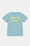 United Colors of Benetton tricou pentru copii din bumbac turcoaz 3I1XC10TF