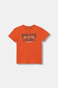 United Colors of Benetton футболка дитяча бавовняна помаранчева 3I1XC10TF