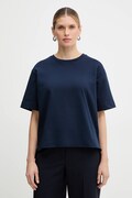 Weekend Max Mara t-shirt bawełniany MULTID damski kolor granatowy 2615941031600