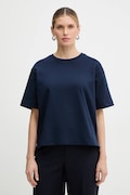 Weekend Max Mara t-shirt bawełniany MULTID damski kolor granatowy 2615941031600