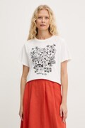 Weekend Max Mara t-shirt bawełniany BORA damski kolor biały 2615971042600