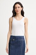 MM by Max Mara τοπ γυναικείο με lyocell AFFINE λευκό 2616941018600