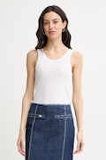 MM by Max Mara τοπ γυναικείο με lyocell AFFINE λευκό 2616941018600
