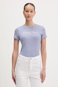 Tommy Jeans t-shirt damski kolor niebieski DW0DW21838