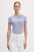 Tommy Jeans t-shirt damski kolor niebieski DW0DW21838