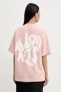 AllSaints tricou din bumbac culoarea roz, W181JD