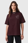 AllSaints t-shirt bawełniany damski kolor brązowy W181JD