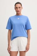 HUGO футболка оверсайз жіноча з модалем SIGNATURE_TSHIRT блакитна 50556807