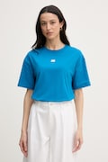 HUGO oversize majica kratkih rukava za žene s modalom SIGNATURE_TSHIRT plava 50556807