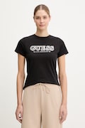 Guess t-shirt bawełniany KETTY damski kolor czarny V6RI10 I3Z14