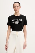 Μπλουζάκι Guess STEFFI χρώμα: μαύρο, V6RI13 KD772