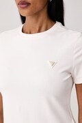 Guess T-shirt damski z bawełną SONIA beżowy V6RI17 KD741