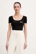 Μπλουζάκι Guess LAVINIA χρώμα: μαύρο, V6RP05 K8RT2