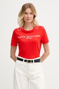 Tommy Hilfiger t-shirt Γυναικείο βαμβακερό κόκκινο WW0WW40276