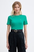 Tommy Hilfiger tricou de damă din bumbac verde WW0WW40587