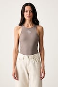 Guess top dámsky GUENDALINA hnedý W6RP39 KD092