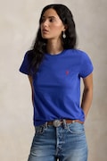 Polo Ralph Lauren t-shirt bawełniany damski niebieski 211B14605
