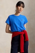 Polo Ralph Lauren t-shirt damski bawełniany niebieski 211B14605