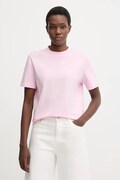 Calvin Klein t-shirt bawełniany damski kolor różowy LV147C857G