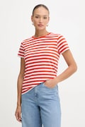 Karl Lagerfeld tricou din bumbac IKON culoarea portocaliu, B1W17037