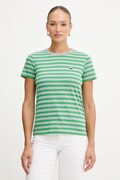Karl Lagerfeld tricou din bumbac IKON culoarea verde, B1W17037
