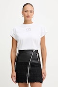 Karl Lagerfeld t-shirt bawełniany damski kolor biały B1W17032