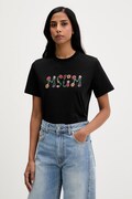 MSGM t-shirt bawełniany damski kolor czarny 4041MDM124N.267002