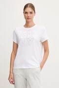 Dkny t-shirt bawełniany damski kolor biały DP6T1533