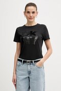 Dkny t-shirt damski kolor czarny DJ6T1684