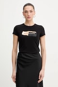 Tričko Armani Exchange dámske, čierna farba, XW002841 AF16294