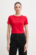 Armani Exchange t-shirt bawełniany damski kolor czerwony XW001856 AF10356