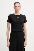 Armani Exchange t-shirt bawełniany damski kolor czarny XW001856 AF10356