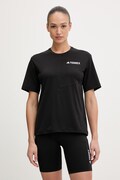 adidas TERREX t-shirt treningowy damski kolor czarny JF4186