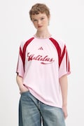 adidas t-shirt House of Tiro damski kolor różowy JY7624