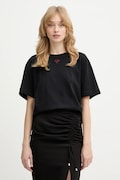 Pinko t-shirt bawełniany damski kolor czarny 105665 A326