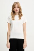 Pinko t-shirt bawełniany damski kolor beżowy 100355 A339
