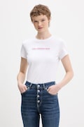 Karl Lagerfeld Jeans t-shirt bawełniany damski kolor biały B1W17053