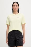 Jack Wolfskin t-shirt damski bawełniany Celebrate The Paw żółty A65913