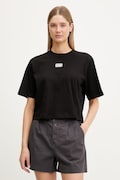 EA7 Emporio Armani T-shirt damski bawełniany czarny AF19935.7W001008
