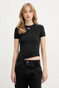 Diesel t-shirt T-UNCUTIESLONG-OD damski kolor czarny A19917.0AHQH