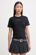 Diesel t-shirt basic damski bawełniany T-REG-S2 czarny A22503.0JMBD