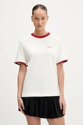 adidas t-shirt bawełniany damski kolor beżowy KB8196