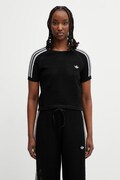 adidas Originals Crochet crop top women's black KC6481