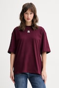adidas Originals t-shirt damski bawełniany bordowy KD1373